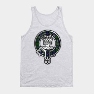 Clan Donnachaidh / Robertson Hunting Tartan Crest Tank Top